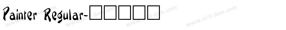Painter Regular字体转换